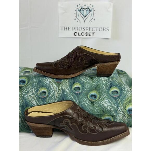 NWOT Corral Vintage Leather Mule Slip-On Shoes Women's SZ 7 - Picture 7 of 9